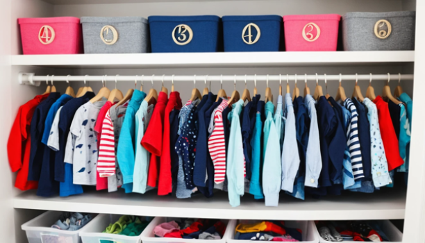 Organizing Kids Clothes by Size